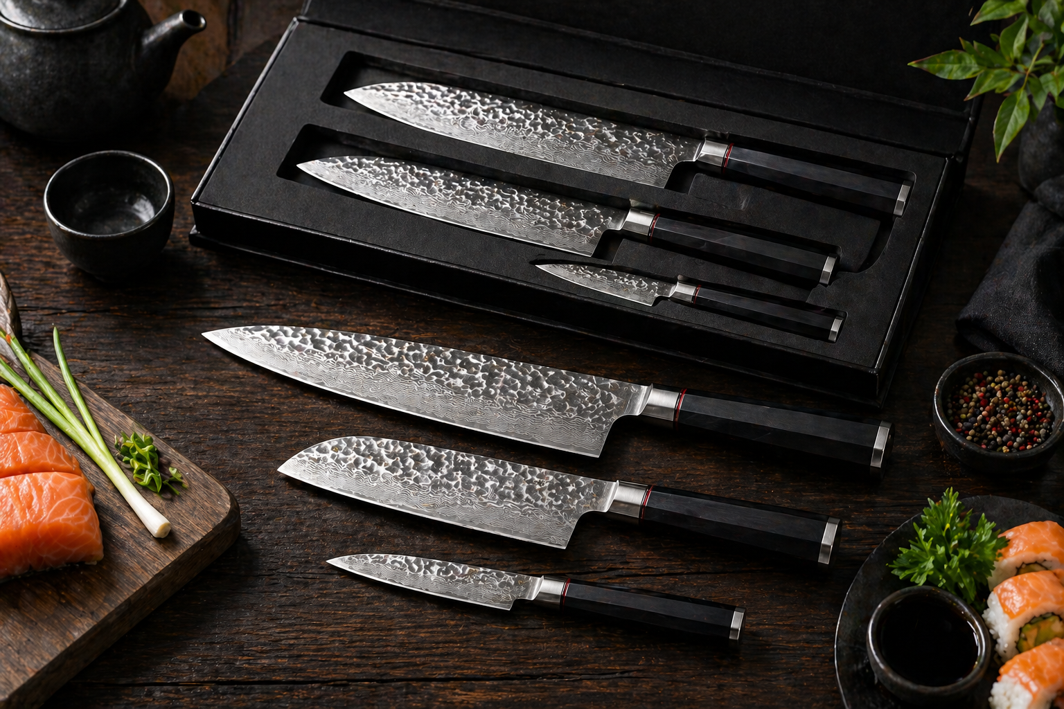 Coffret Couteaux Japonais
